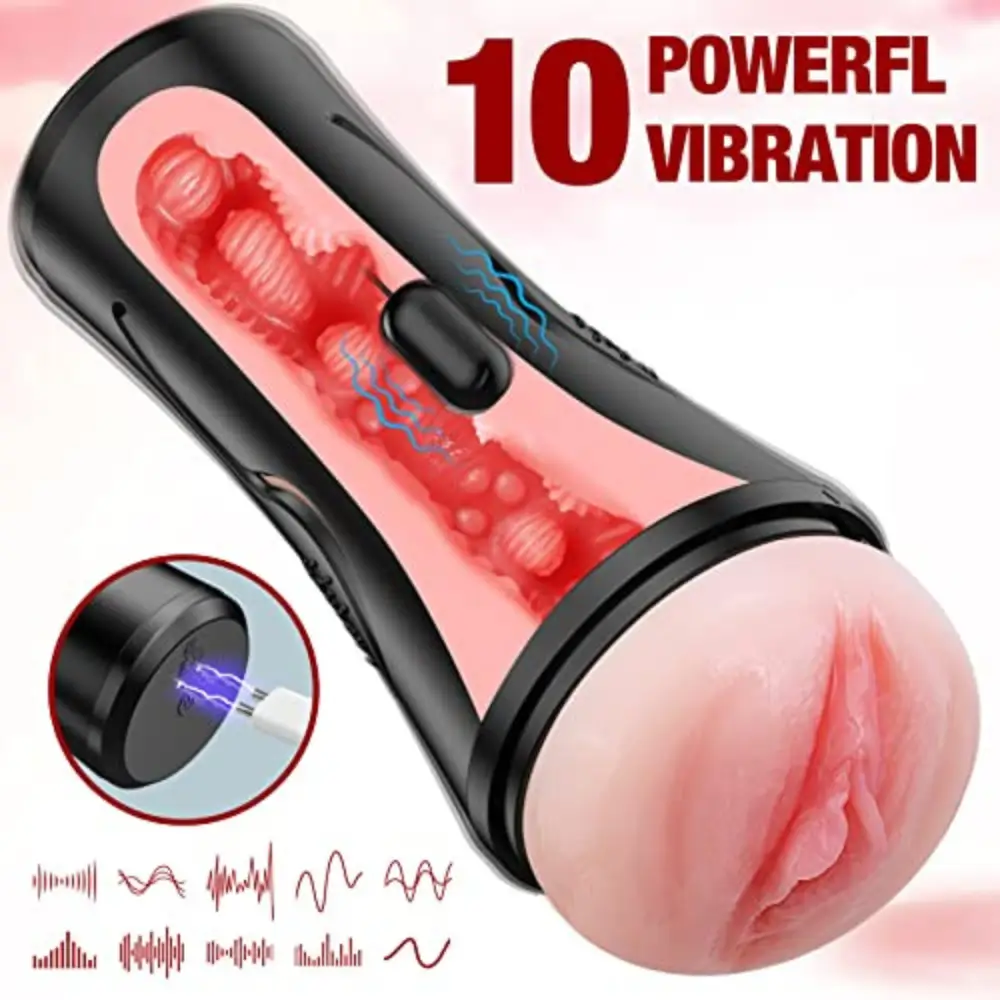 Realistic Male Masturbator Mens Sex Toys Pleasure Stroker Cup - Image 7