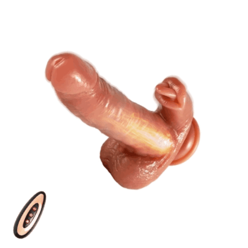 Realistic Heating Vibrator with 3 Thrusting Motions & 9 Vibration Settings