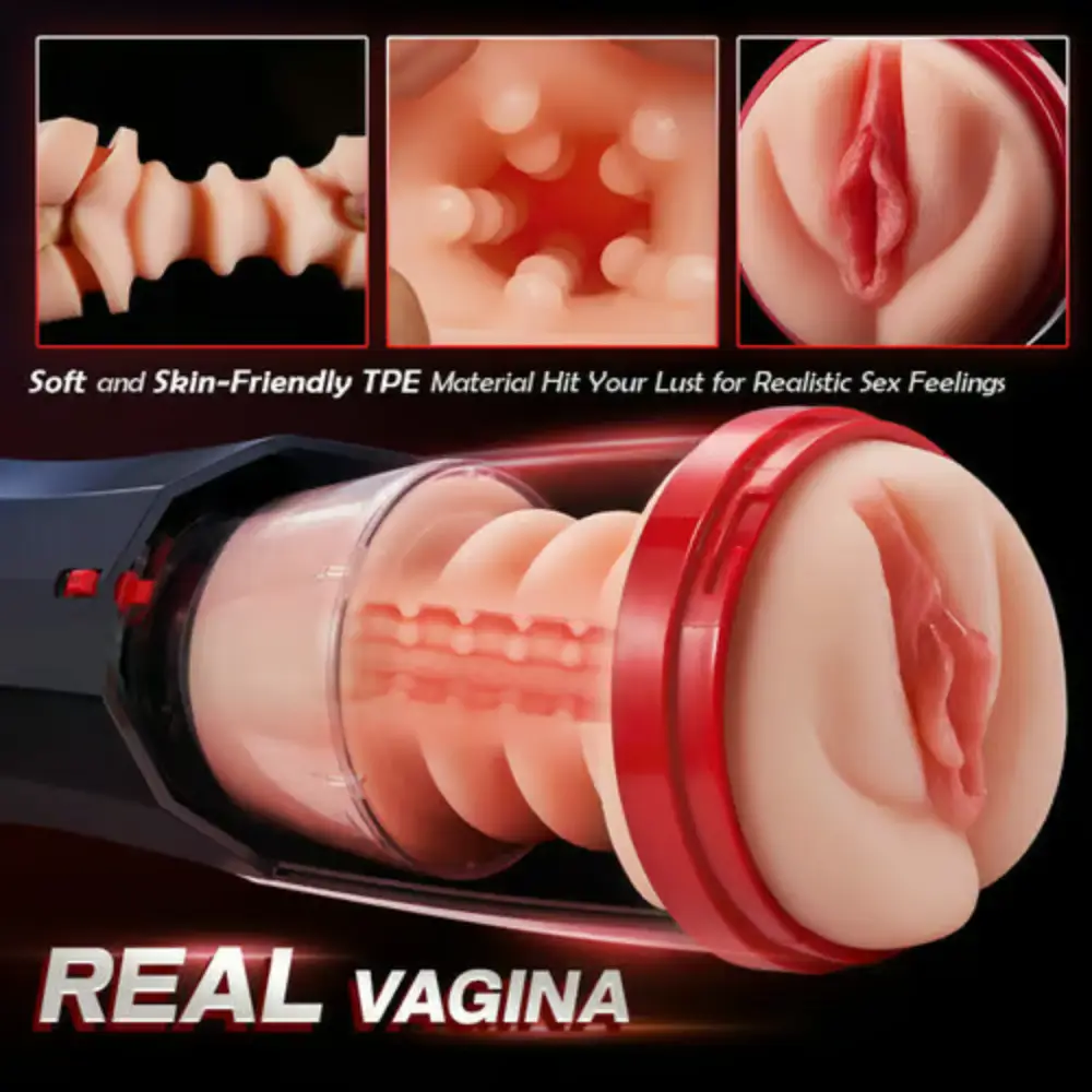 Automatic Thrusting 10 Vibrating Modes Male Masturbation Cup Realistic Sex Toy - Image 7