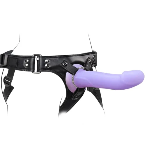 Strap On G-Spot Dildo Sex Toy For Women Harness Kit