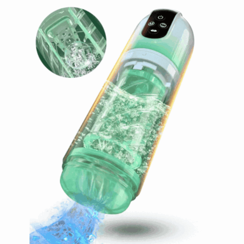Tongue Licking Rotating Sucking Waterproof Male Masturbator Machine