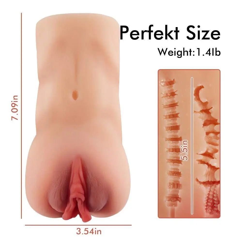Real Feel Pocket Pussy Masturbator Sex Toy For Men - Image 5