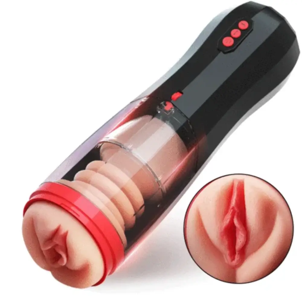 Automatic Thrusting 10 Vibrating Modes Male Masturbation Cup Realistic Sex Toy - Image 2