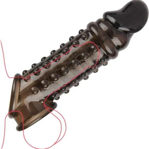 Black Textured Ribbed Male Condoms Extra Pleasure Adult Pack