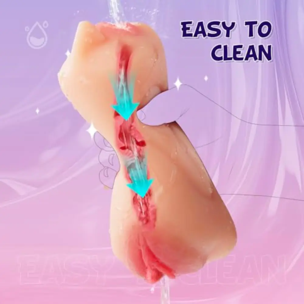 3 in 1 Realistic Pussy Men Sex Toys Male Masturbator - Image 3